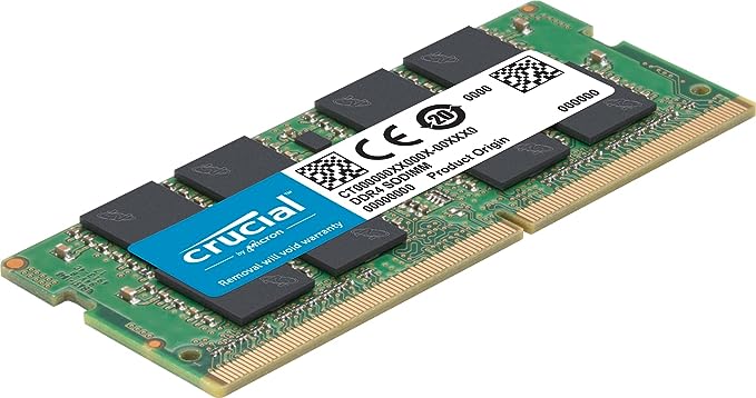 Barrette mémoire 16Go SODIMM DDR4 Crucial PC4-25600 (3200 Mhz) (Vert)