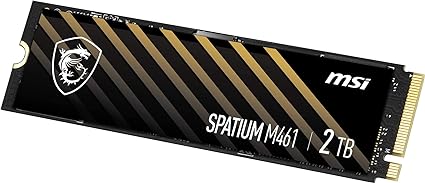 Disque SSD MSI Spatium M461 2To - NVMe M.2 Type 2280