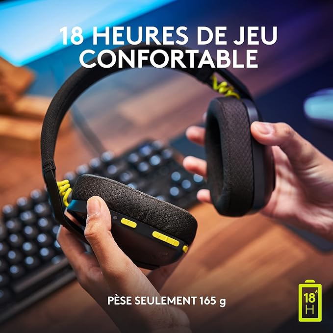 Casque Gamer sans fil Logitech G435 LightSpeed