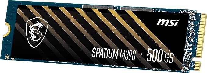 Disque SSD MSI Spatium M390 500Go - NVMe M.2 Type 2280