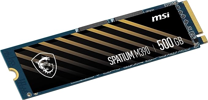 Disque SSD MSI Spatium M390 500Go - NVMe M.2 Type 2280