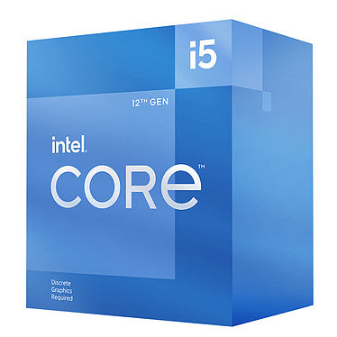 Processeur Intel Core i5-12400F Alder Lake-S (2,5Ghz) (Sans iGPU) Version OEM (Tray)