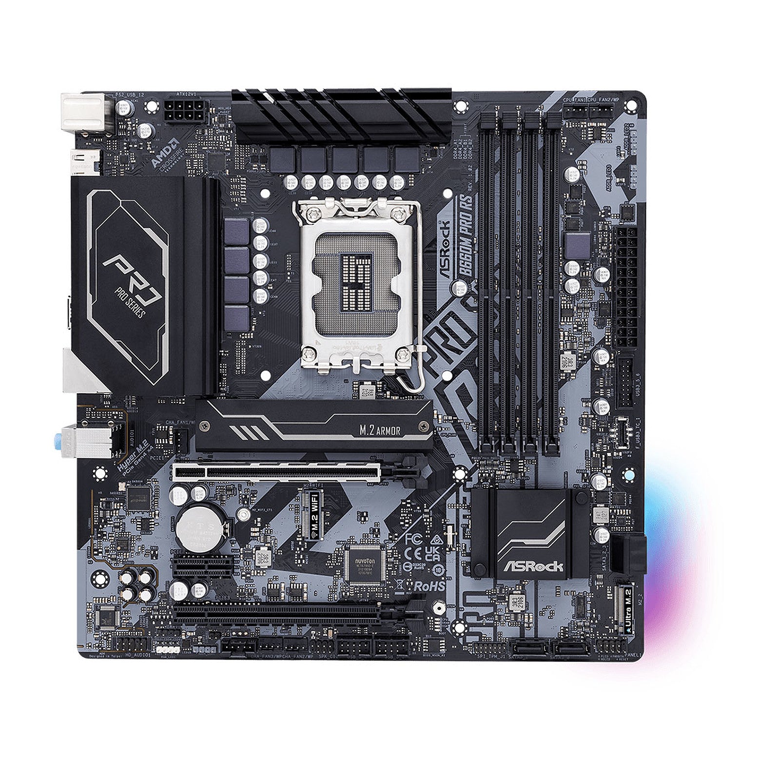 Carte Mère ASRock B660M Pro RS (Intel LGA 1700) Micro ATX