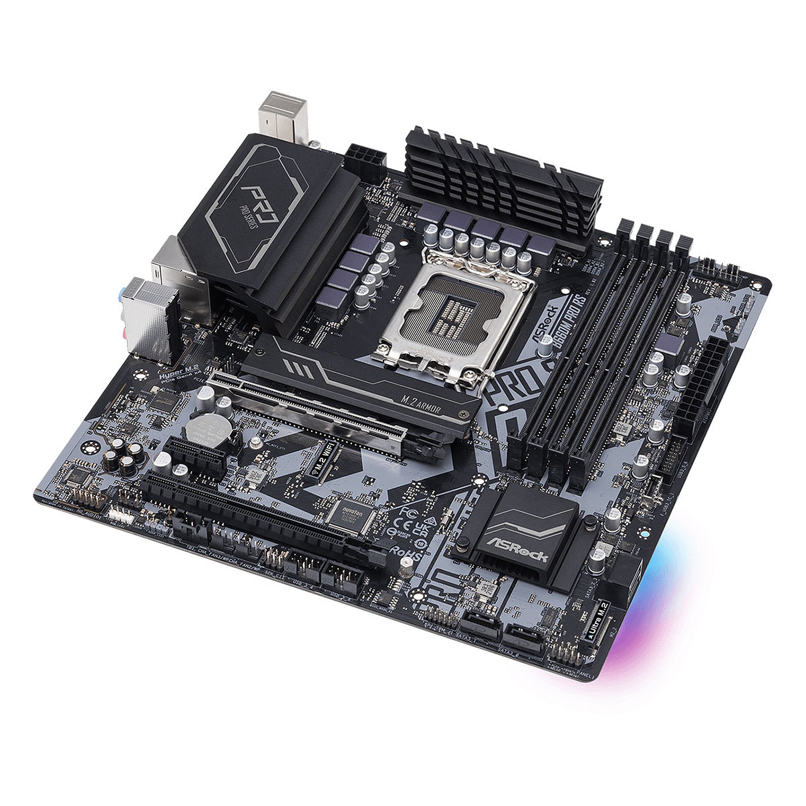 Carte Mère ASRock B660M Pro RS (Intel LGA 1700) Micro ATX