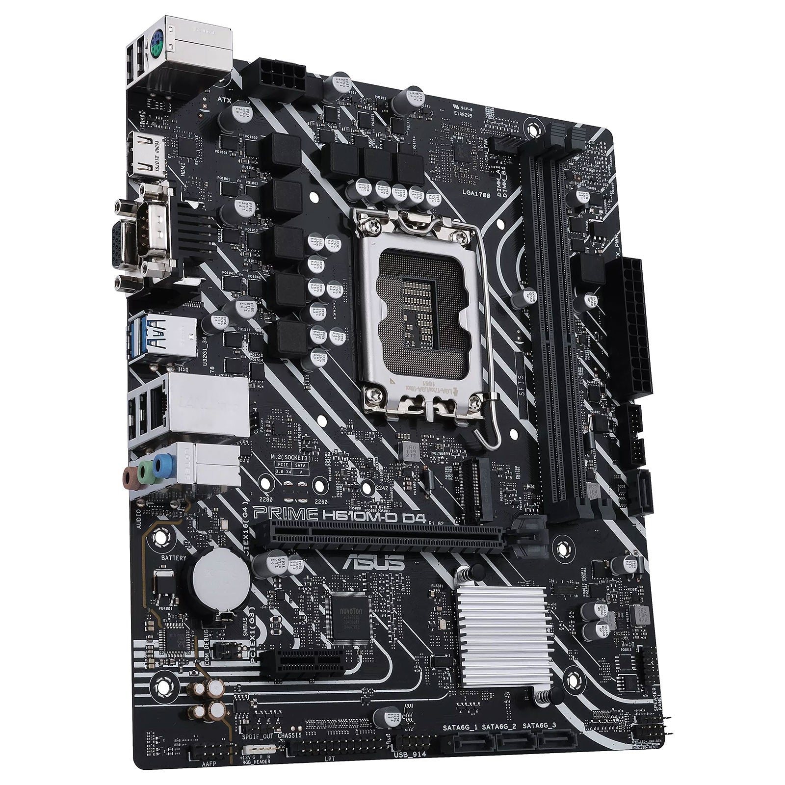 Carte Mère Asus Prime H610M-D D4 (Intel LGA 1700) Micro ATX