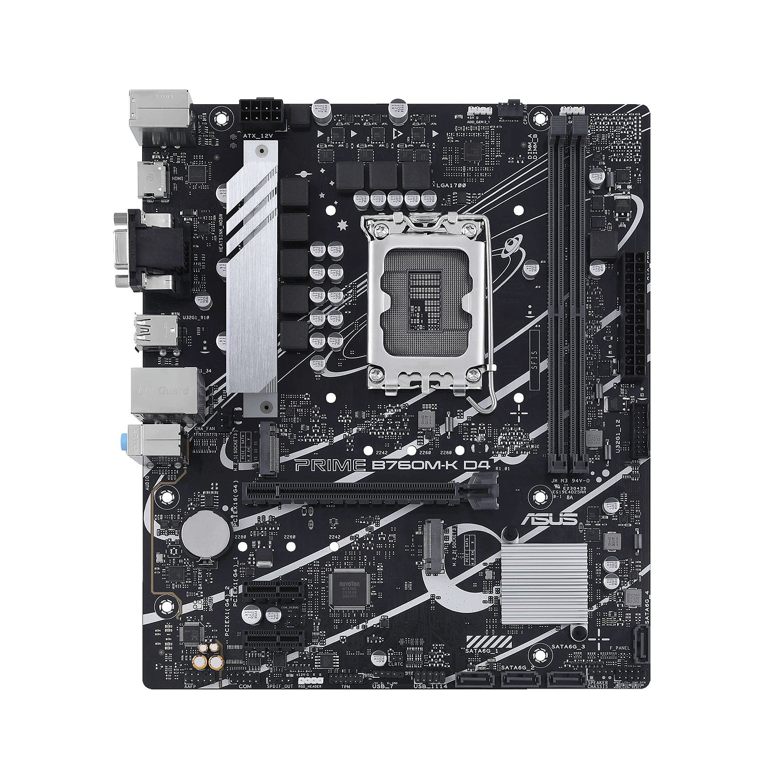 Carte Mère Asus Prime B760M-K DDR4 (Intel LGA 1700)