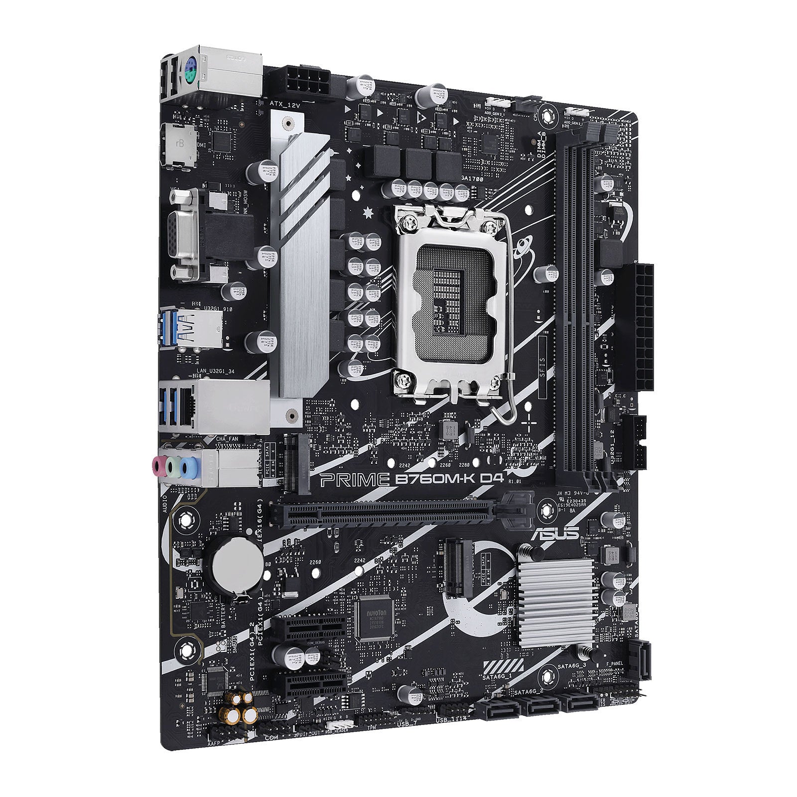 Carte Mère Asus Prime B760M-K DDR4 (Intel LGA 1700)