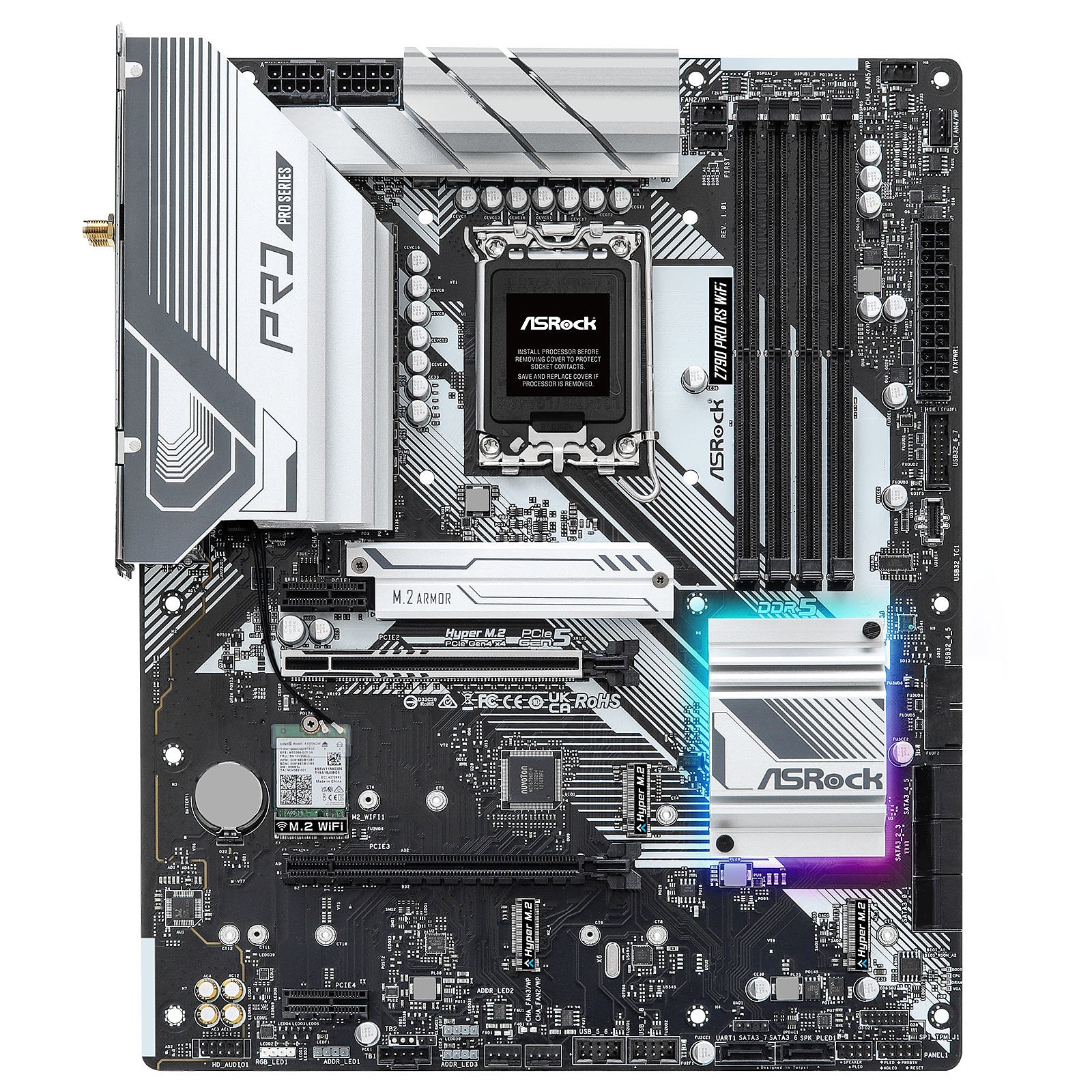 Carte Mère ASRock Z790 Pro RS WiFi DDR5 (Intel LGA 1700)