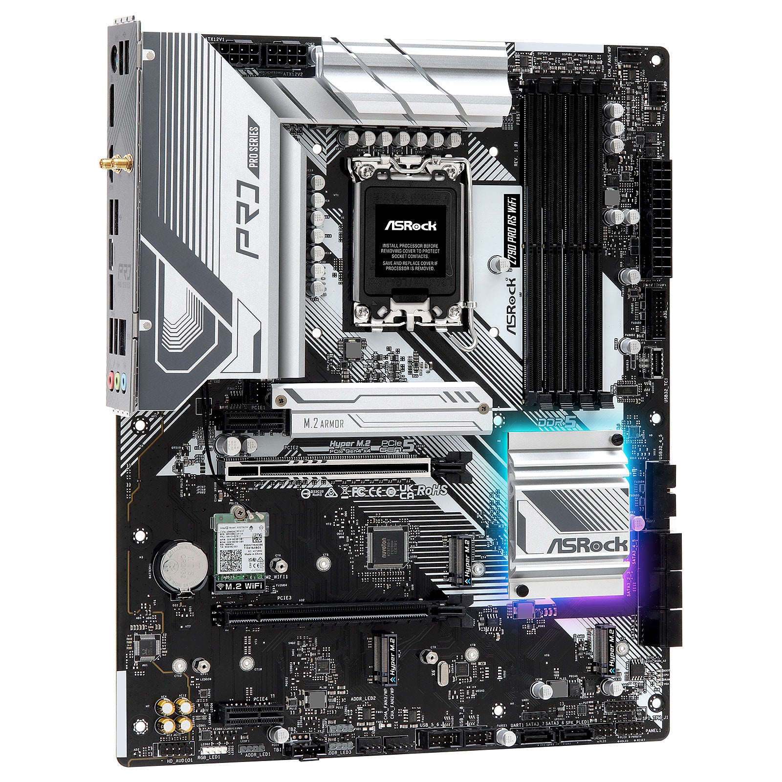 Carte Mère ASRock Z790 Pro RS WiFi DDR5 (Intel LGA 1700)