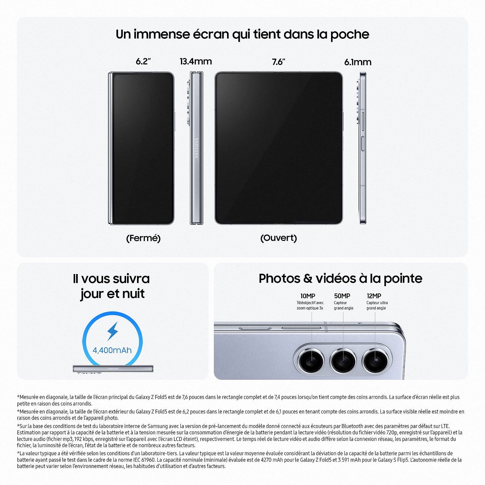 Samsung Galaxy Z Fold 5  (12 Go / 512 Go)