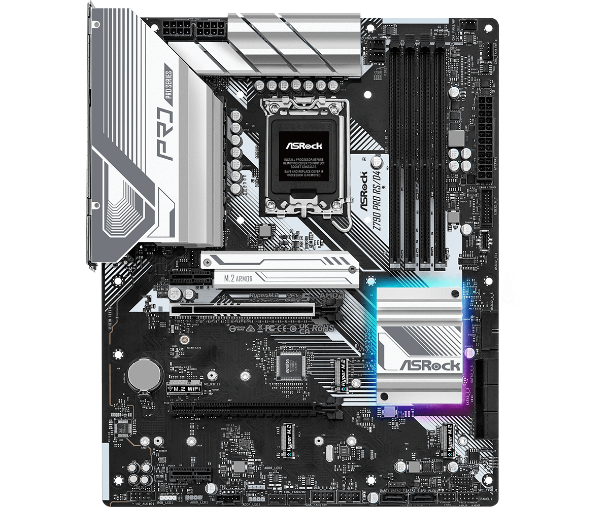 Carte Mère ASRock Z790 Pro RS DDR4 (Intel LGA 1700)