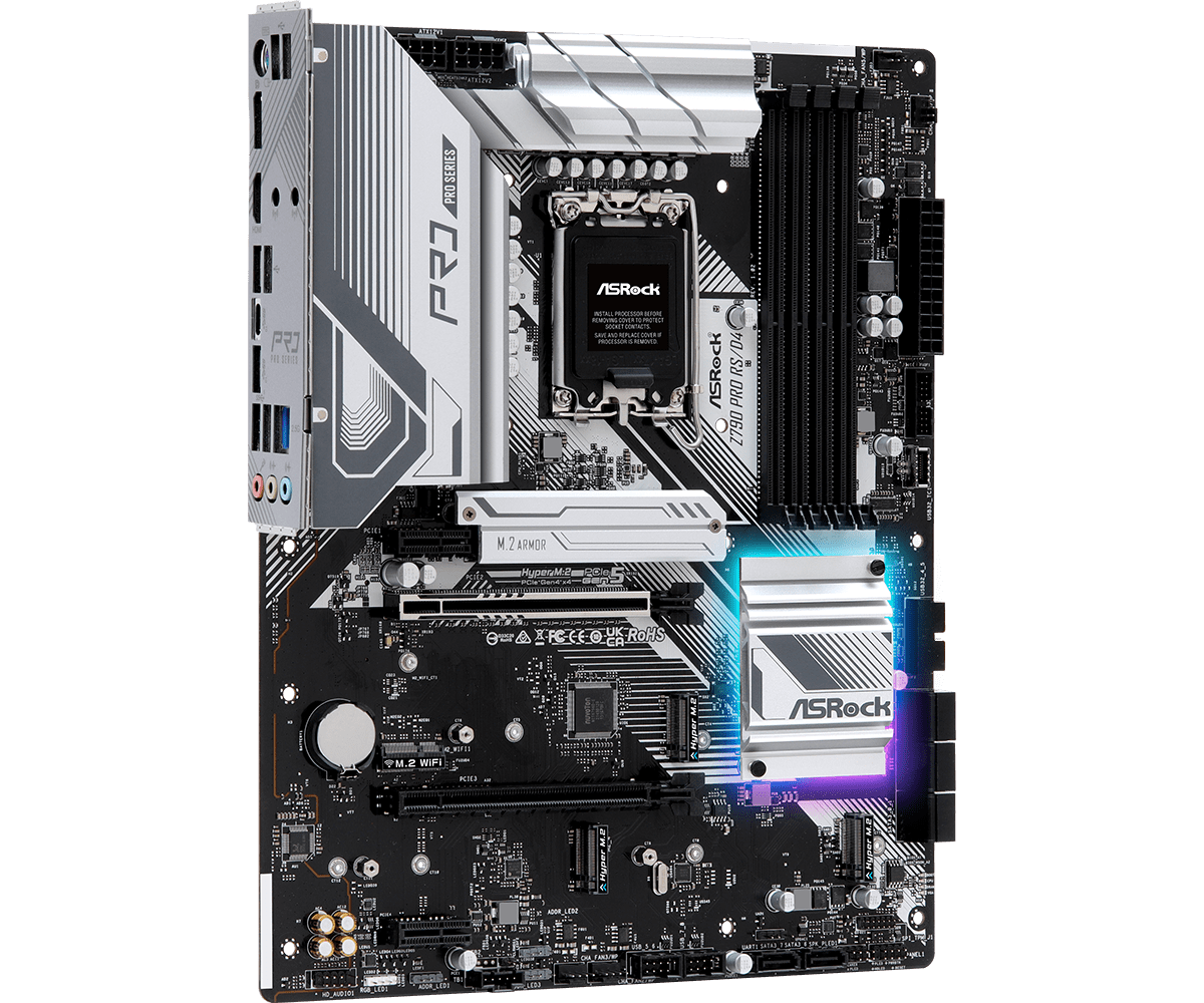 Carte Mère ASRock Z790 Pro RS DDR4 (Intel LGA 1700)