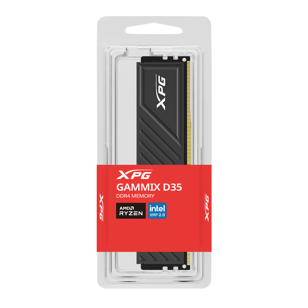 Barrette mémoire 8Go DIMM DDR4 Adata XPG GammiX D35 (3600Mhz) (Noir)