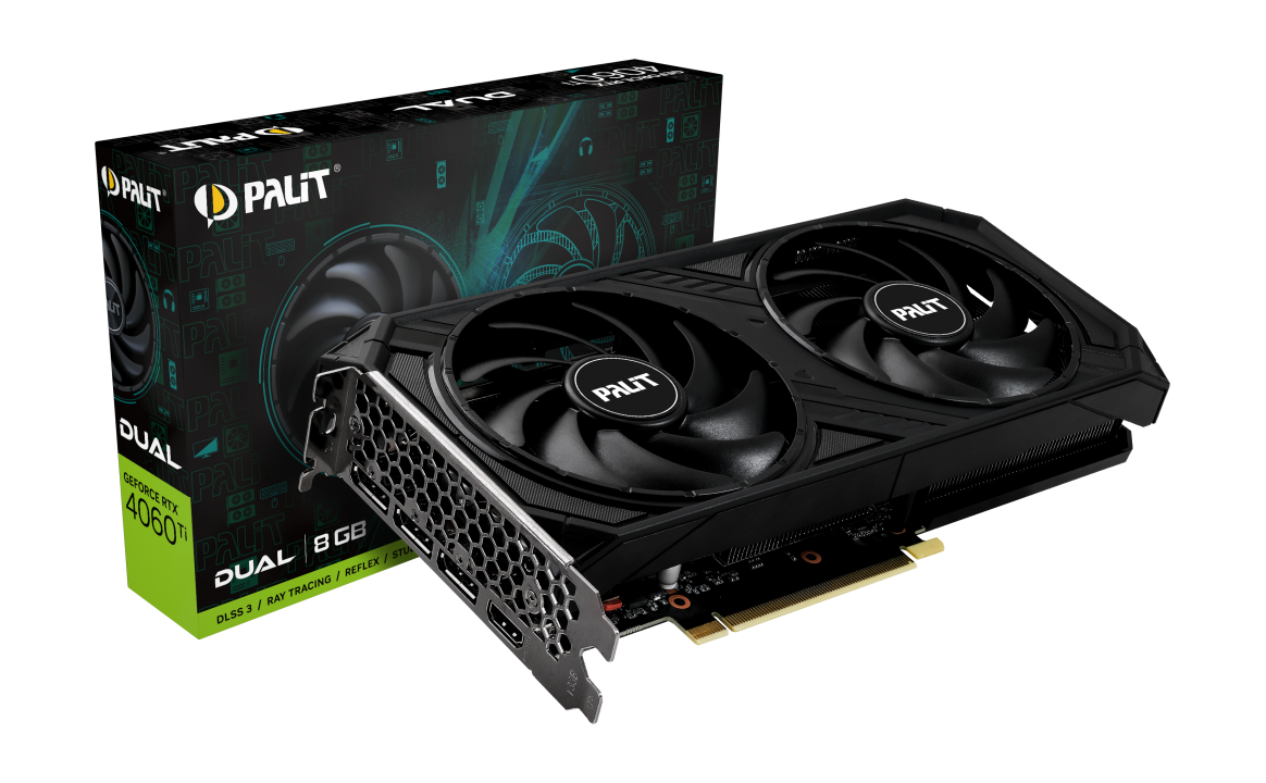 Carte Graphique Nvidia Palit GeForce RTX 4060 Ti Dual 8Go