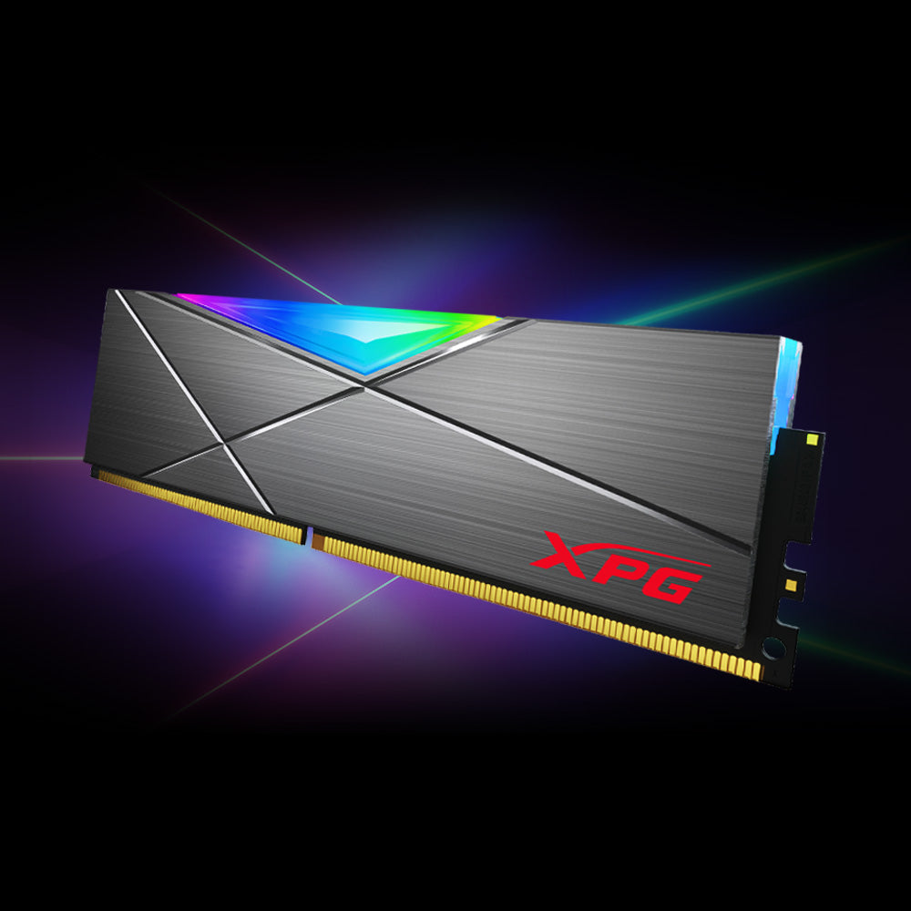 Barrette mémoire 8Go DIMM DDR4 Adata XPG SpectriX D50 RGB  (3600Mhz) (Noir)